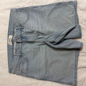 Hollister Light Blue Jean Shorts